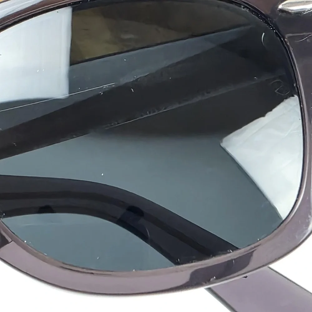 Ray-Ban RB2140 Wayfarer Sunglasses Mens 50-22 Black Gray Tinted Italy 6641/R5